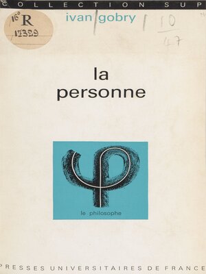 cover image of La personne